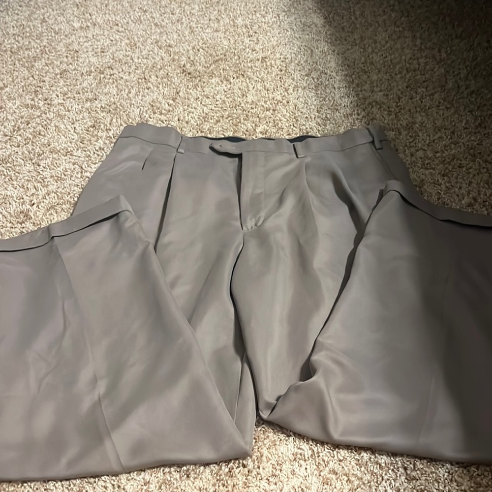 George cuffed dress pant, pleated front, 36 x 30